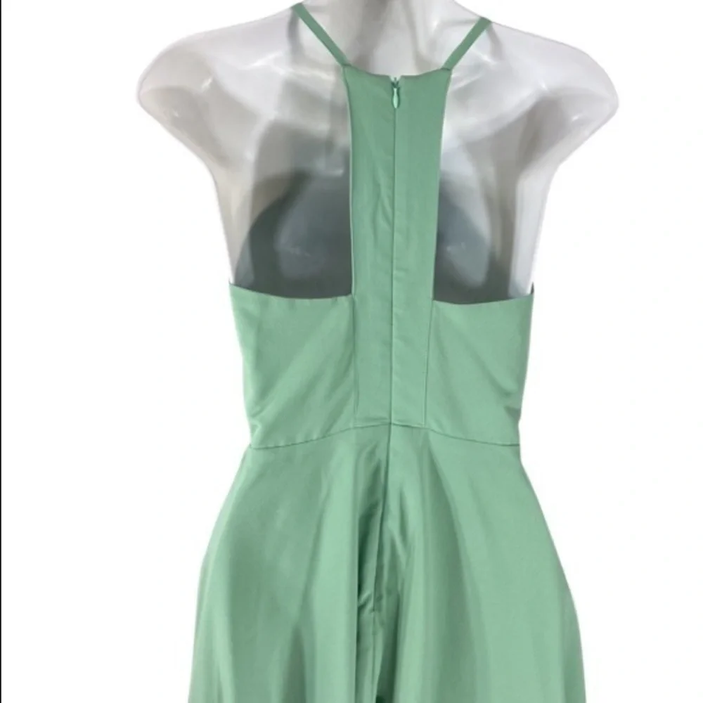 Lulu’s Call to Charms Sage Green Skater Dress GG21
